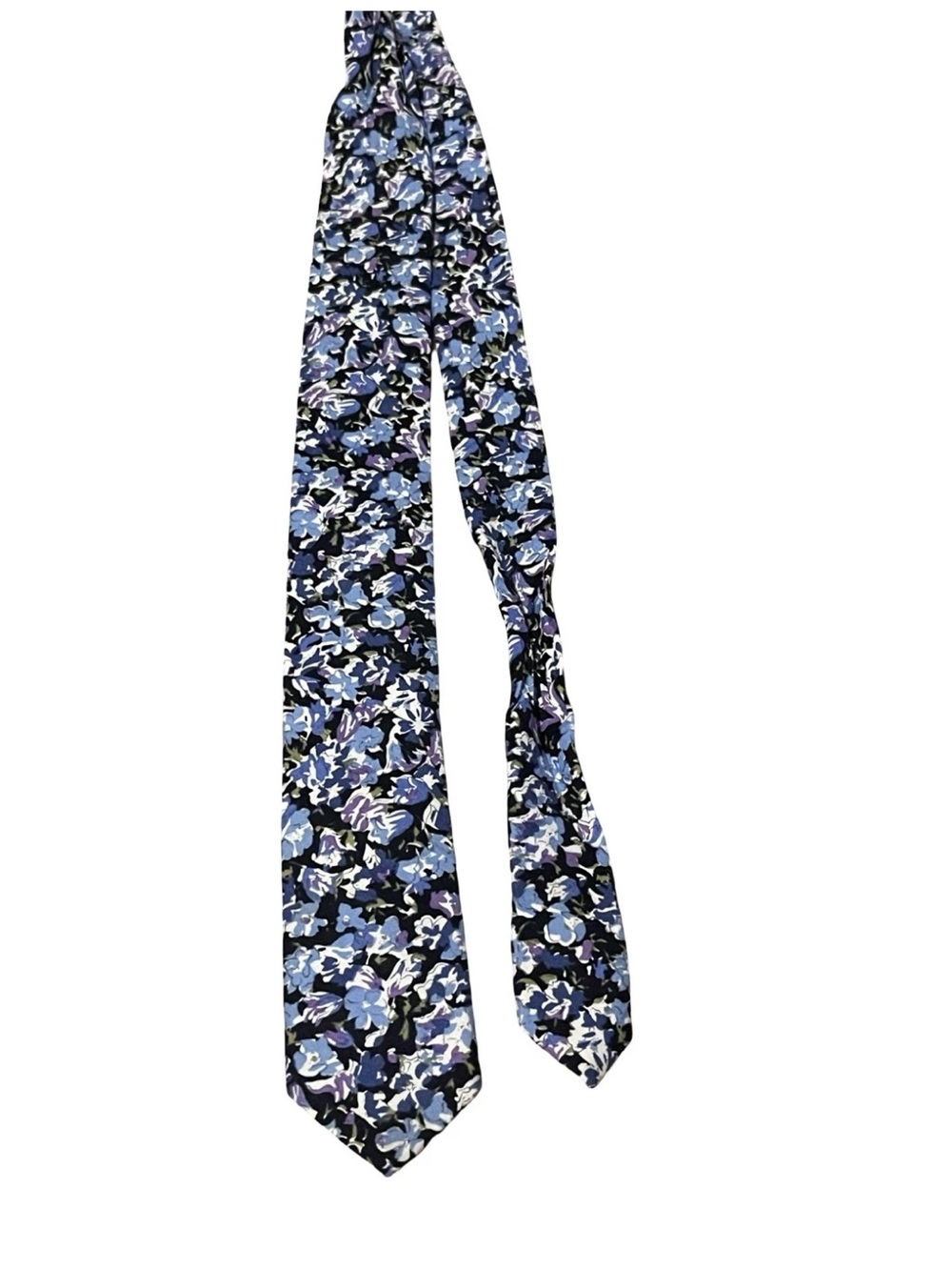 Express Floral  Tie - Cotton flower tie - men’s express skinny tie